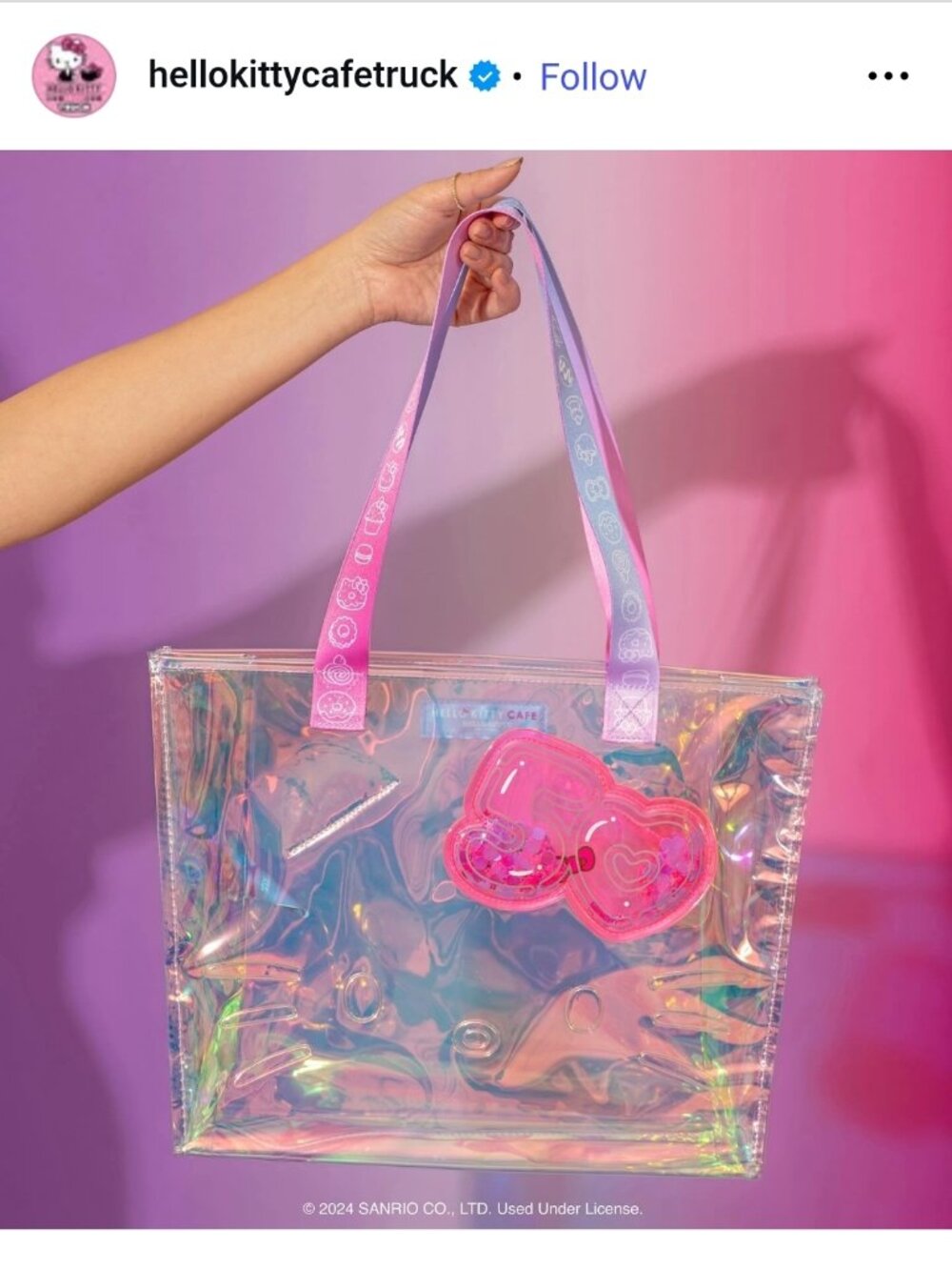 50th Anniversary Hello Kitty bag